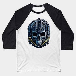 Cyborg Heads Baseball T-Shirt